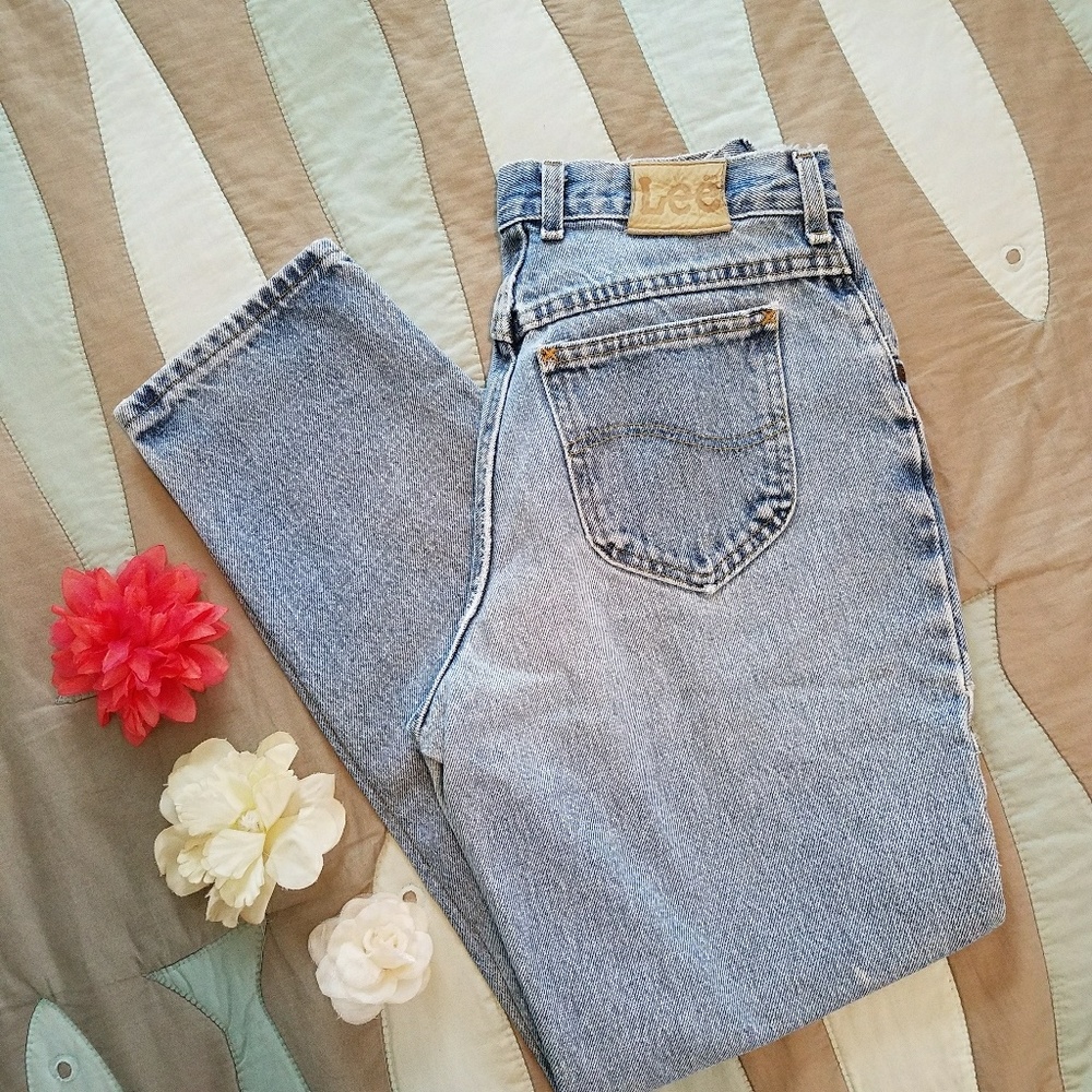 Vintage LEE High waisted Mom Jeans 1980s - Picture 3 of 8